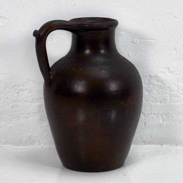 Jarrón decorativo antiguo de cerámica (c.1900)