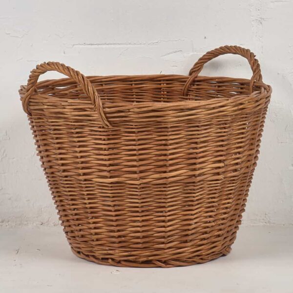 Cesta antigua de mimbre (c.1930)