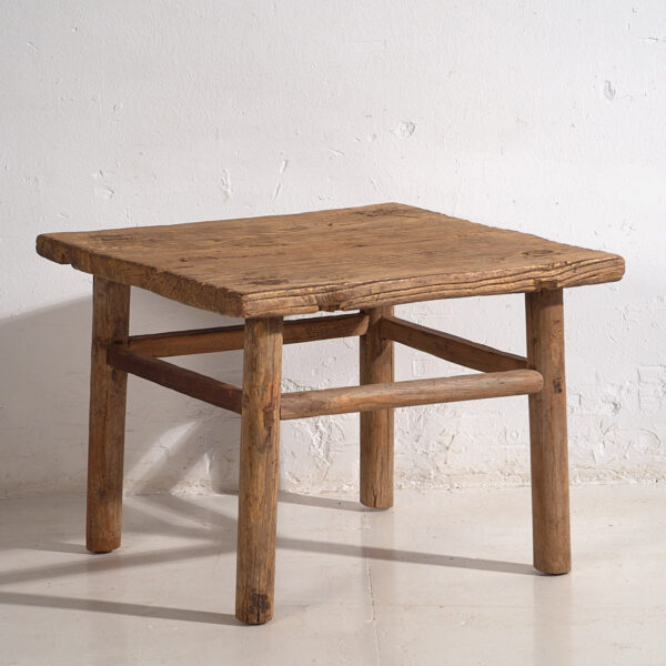 Mesa cuadrada antigua auxiliar (c.1850) #2