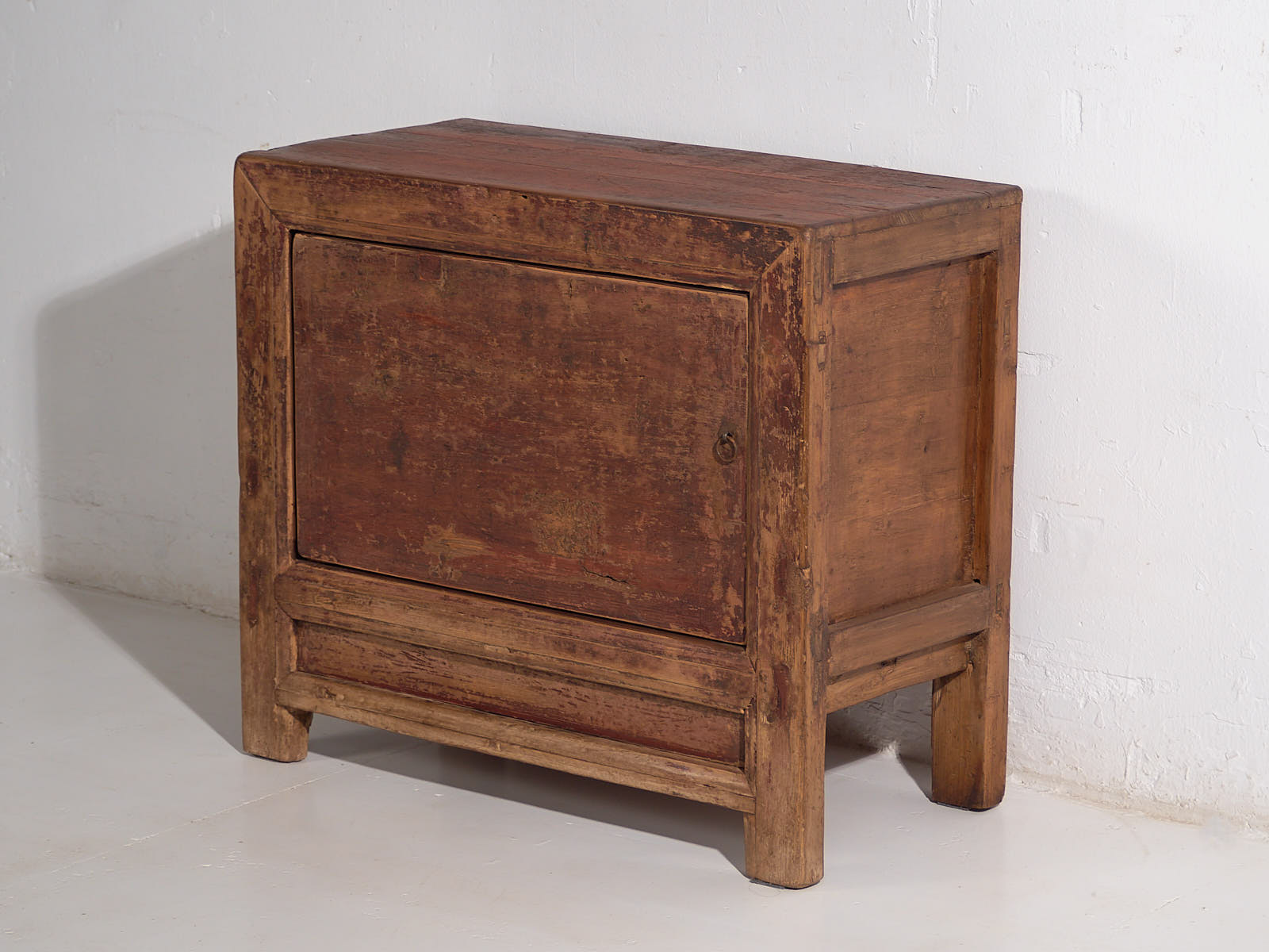 Pequeño aparador antiguo con pátina de color granate (c.1900) #71