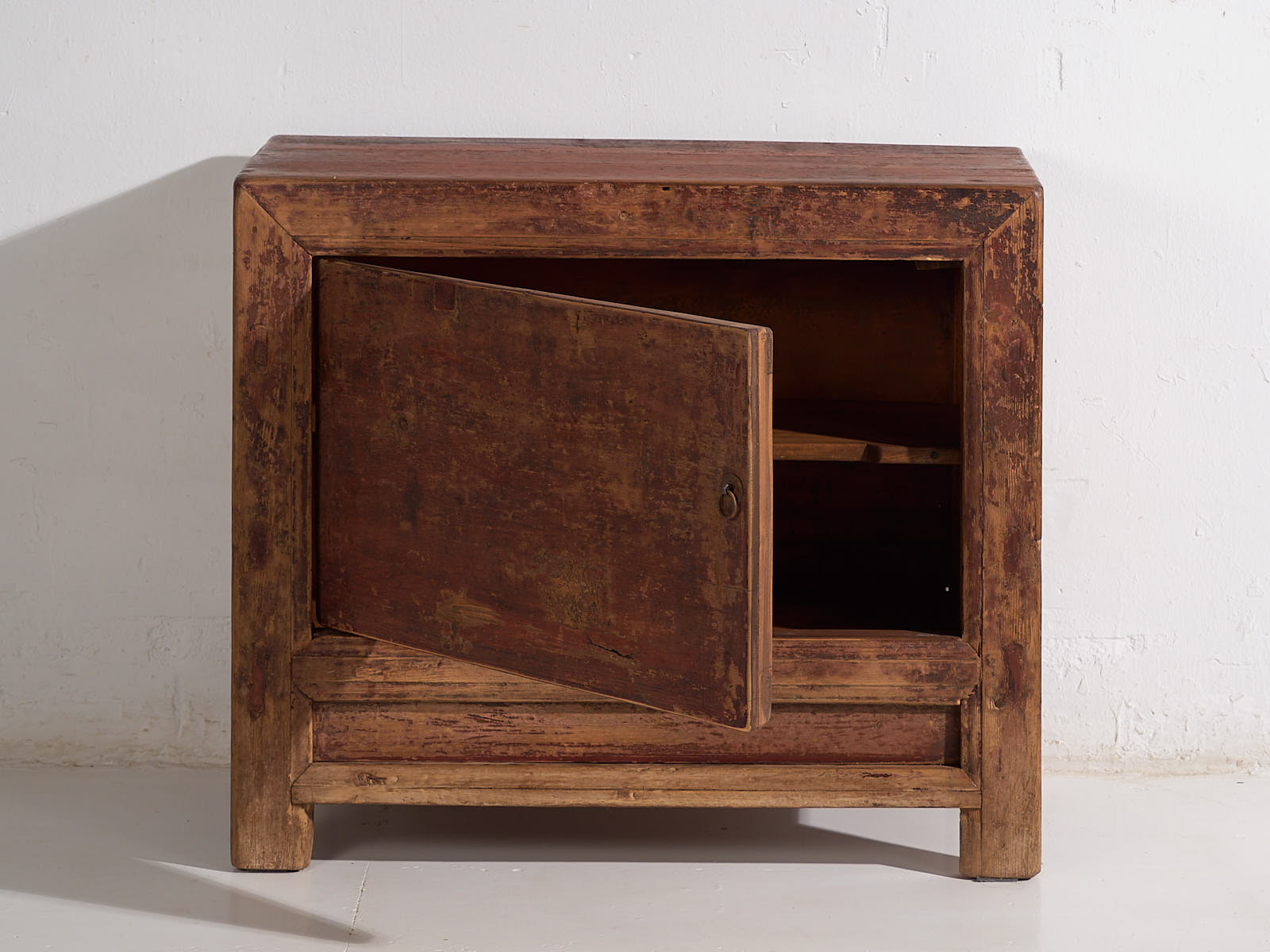 Pequeño aparador antiguo con pátina de color granate (c.1900) #71