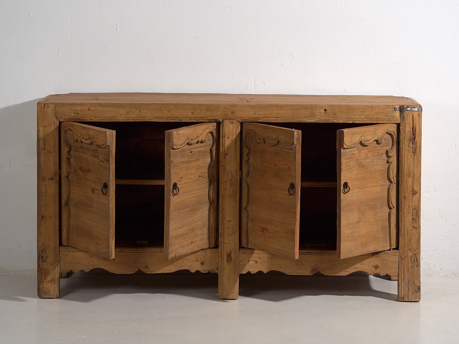 Aparador chino antiguo de cuatro puertas (c.1900) #12