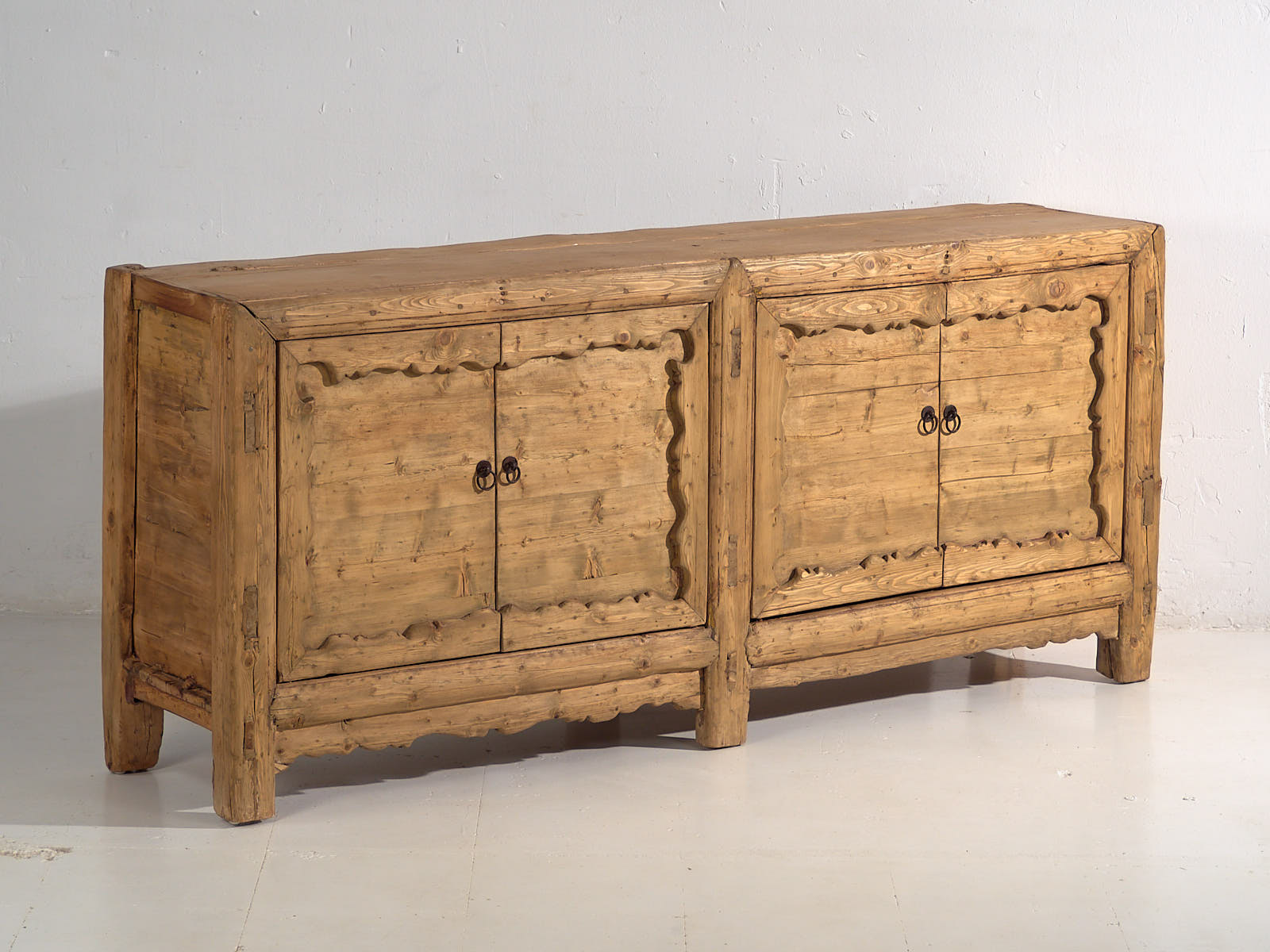 Aparador grande antiguo de estilo primitivo (c.1900) #15