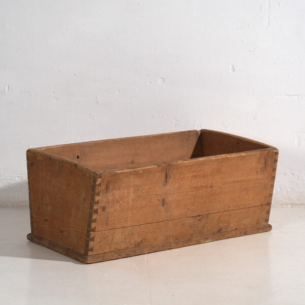 Cuna de bebé antigua de madera maciza (c.1920) #56