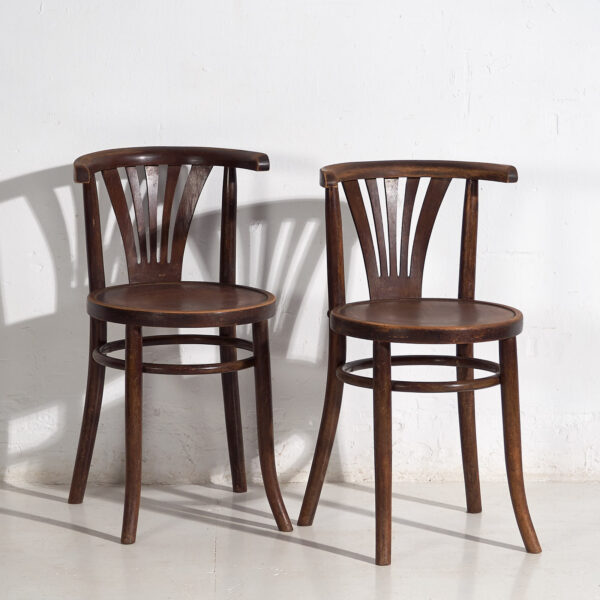 Antiguas sillas Thonet con reposabrazos (c.1920). Conjunto de 2 piezas #10