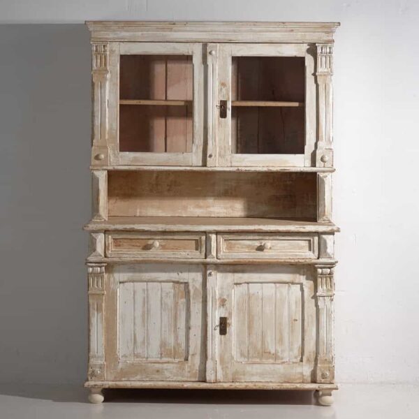 Armario de cocina antiguo en color blanco (c.1920)