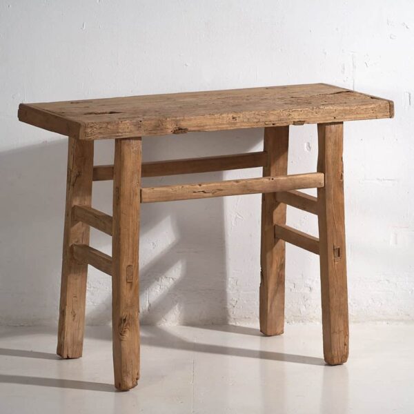 Mesa consola de entrada antigua para recibidor (c.1920) #28