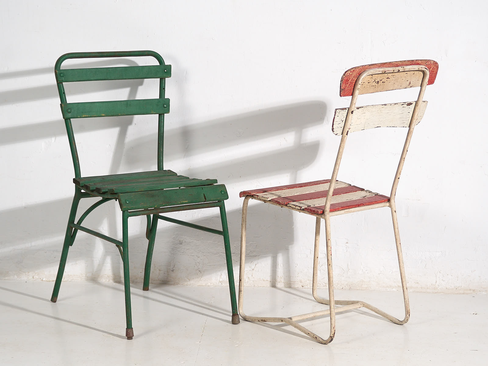 Antiguas sillas de exterior (c.1920). Conjunto de 4 piezas #16