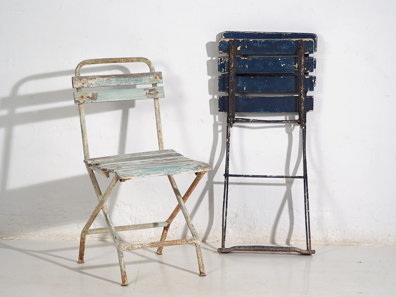 Antique garden folding chairs (c.1920). Set of 4 pieces #34