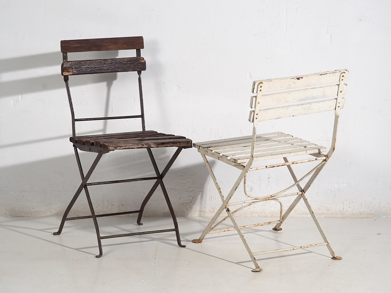 Antique garden folding chairs (c.1920). Set of 4 pieces #34