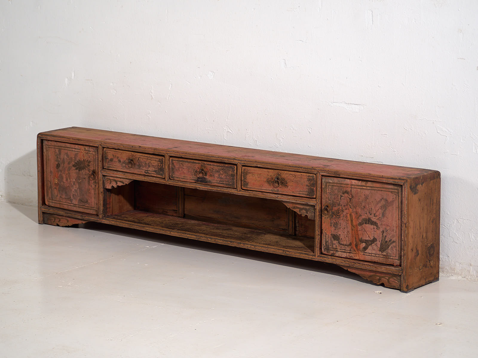 Mueble oriental antiguo con detalles florales (c.1900) #21