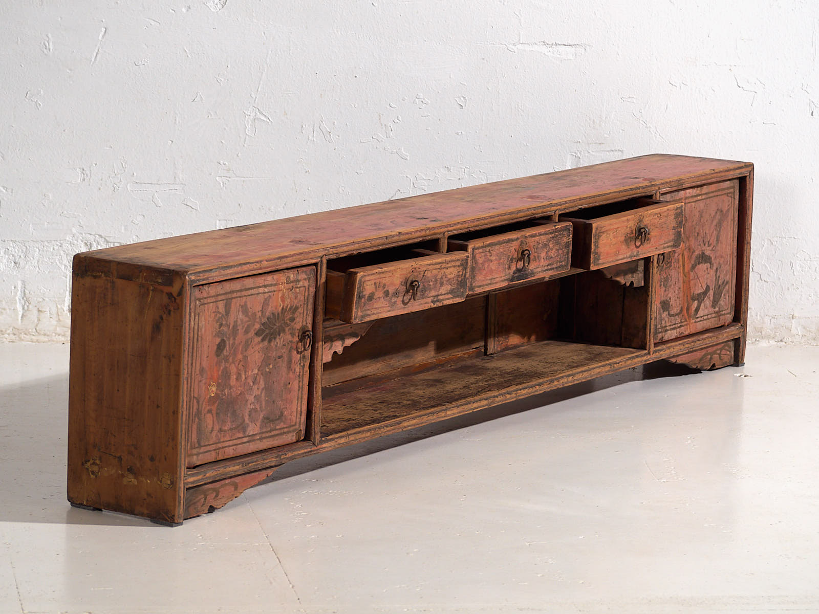 Mueble oriental antiguo con detalles florales (c.1900) #21