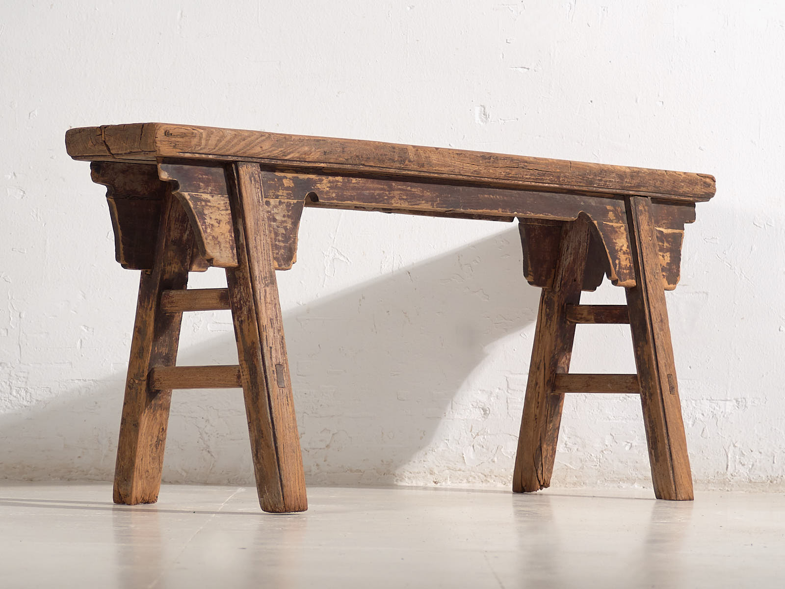 Banco asiático para entrada antiguo (c.1870) #7