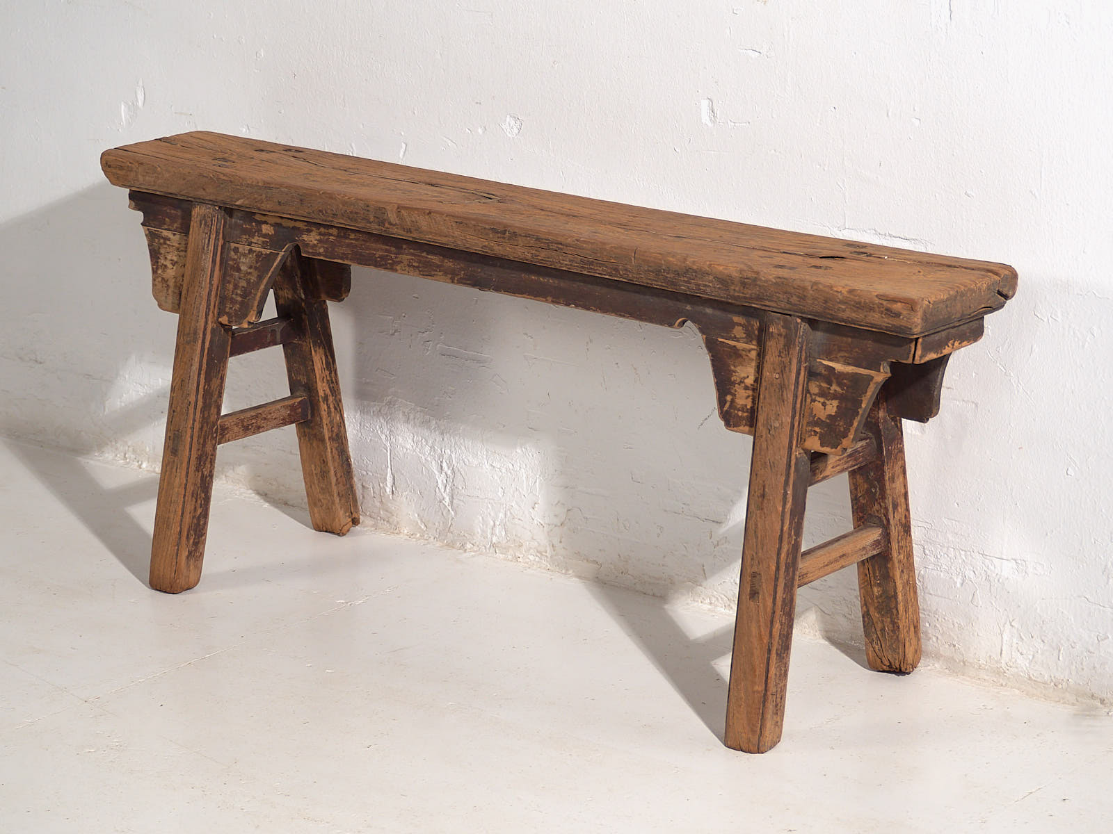 Banco asiático para entrada antiguo (c.1870) #7