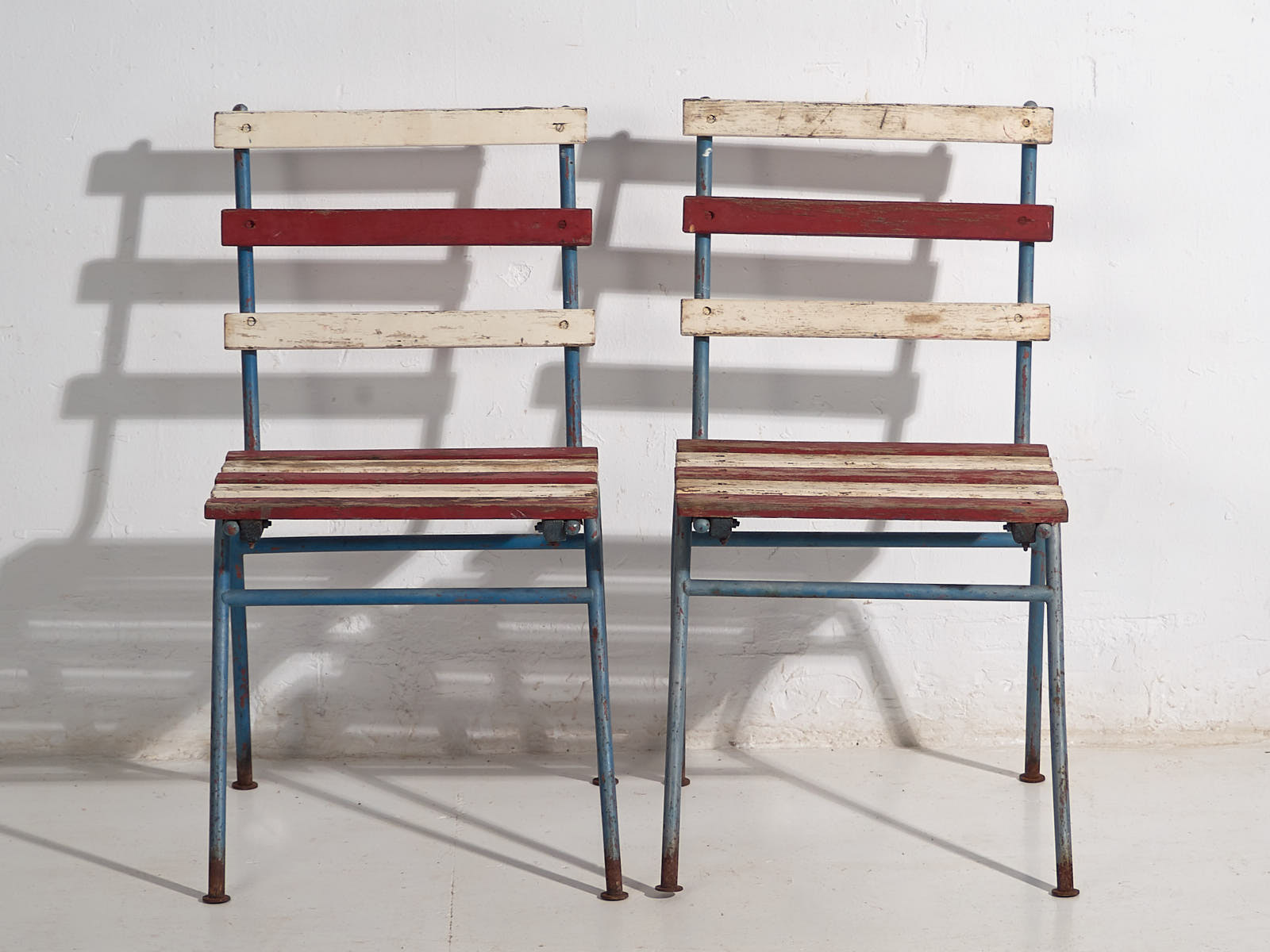 Antique garden chairs (c.1920). Set of 4 pieces #1