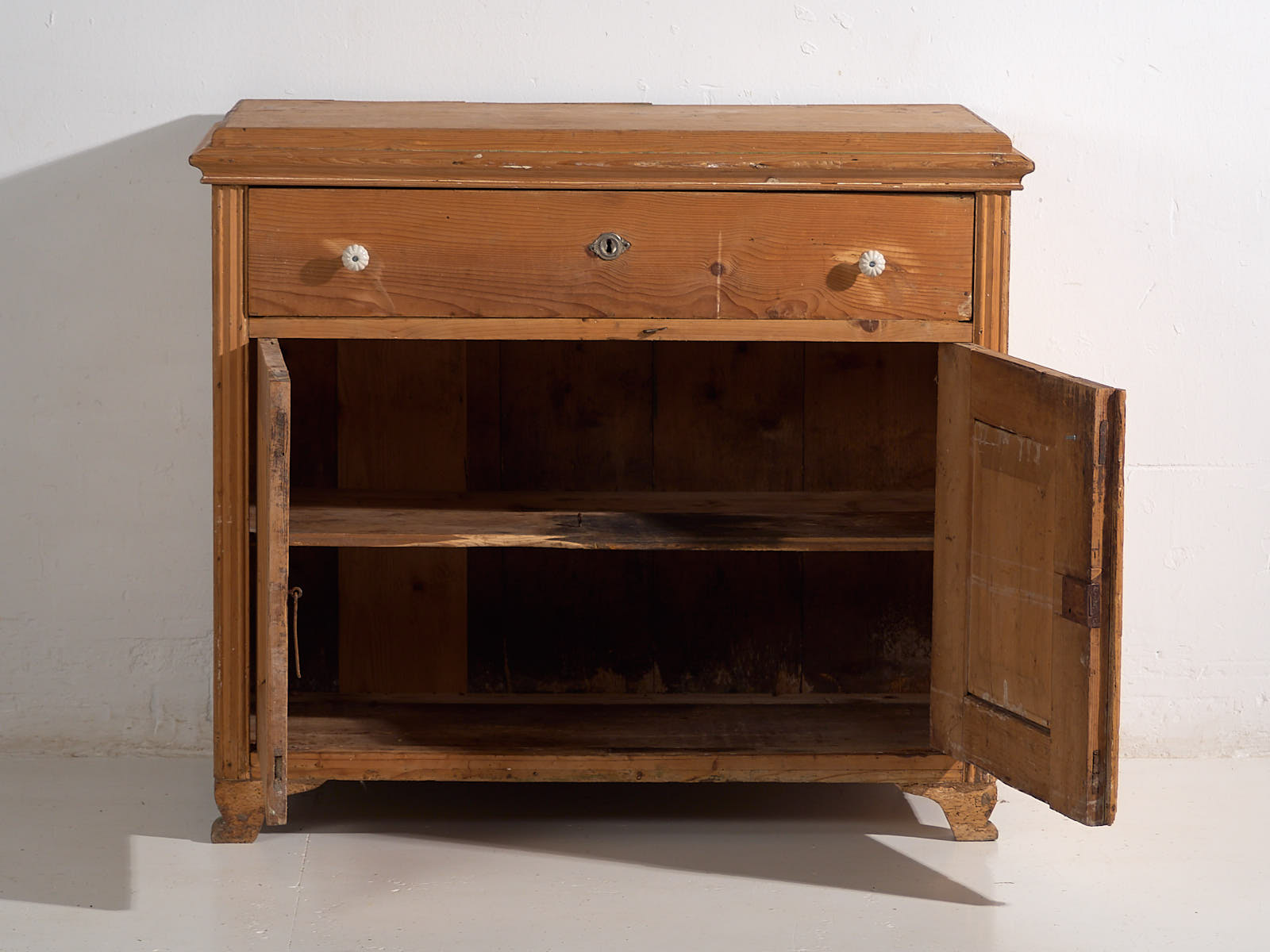 Armario auxiliar de cocina antiguo (c.1920) #4