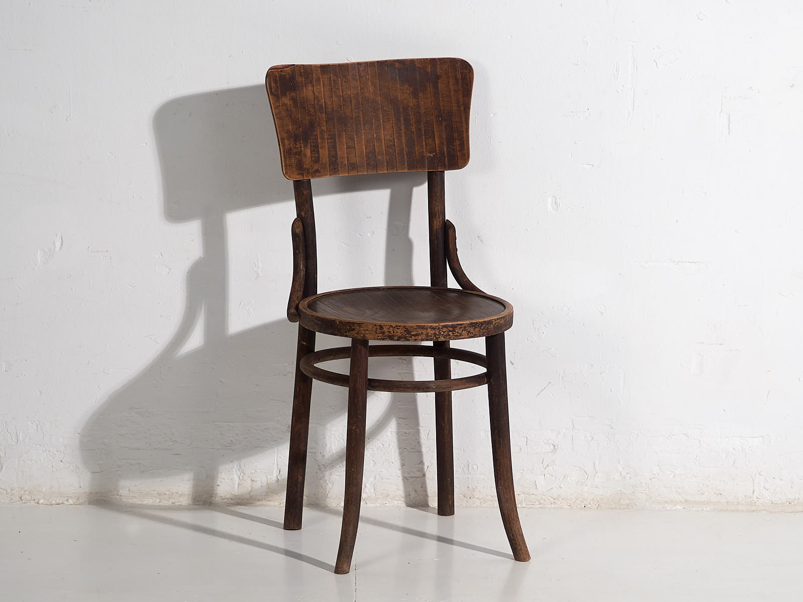 Chaises de salle à manger anciennes en bois courbé (vers 1920). Ensemble de 4 pièces #1