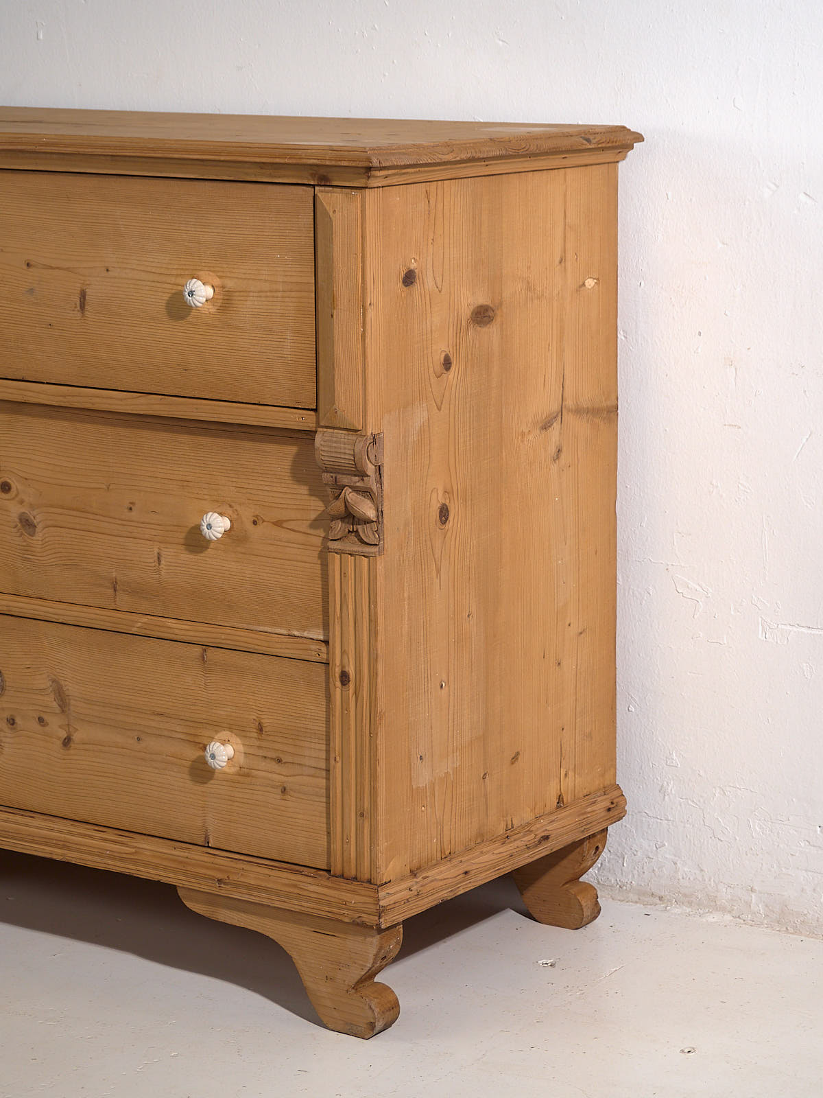 Cómoda antigua de tres cajones (c.1920) #57