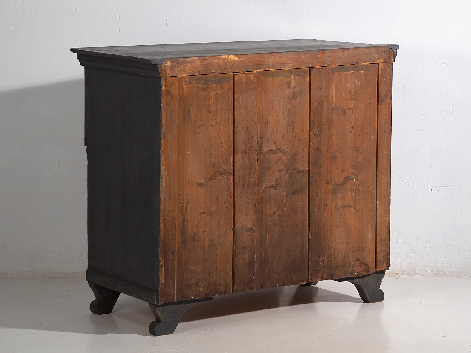 Cómoda cajonera antigua de color gris (c.1920) #26