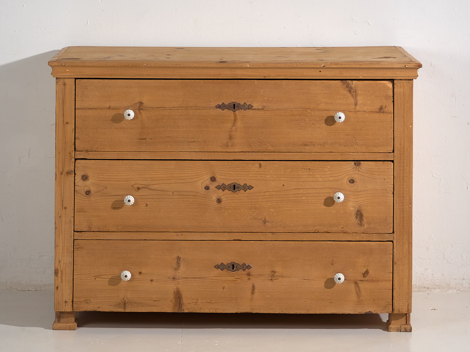 Cómoda antigua de madera maciza (c.1920) #14