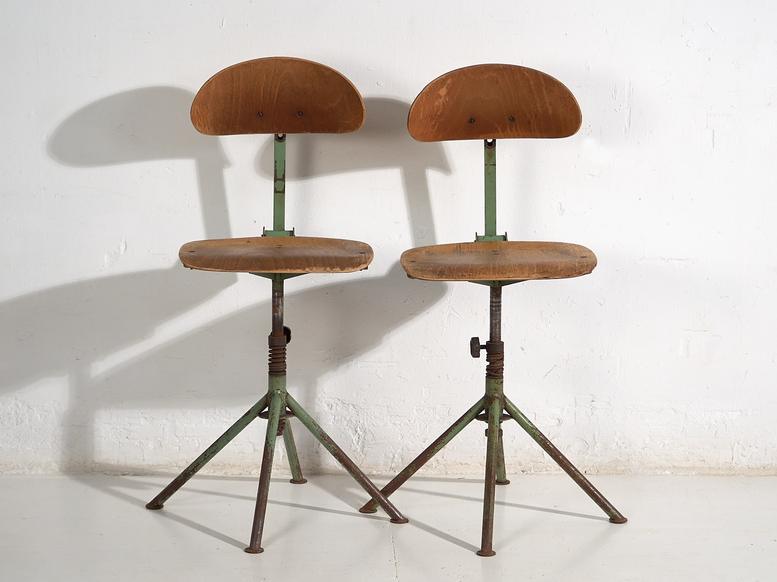 Sillas giratorias vintage (c.1950). Conjunto de 4 piezas #2