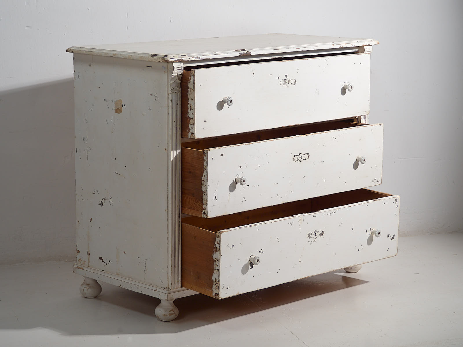 Cómoda provenzal blanca antigua (c.1920) #27