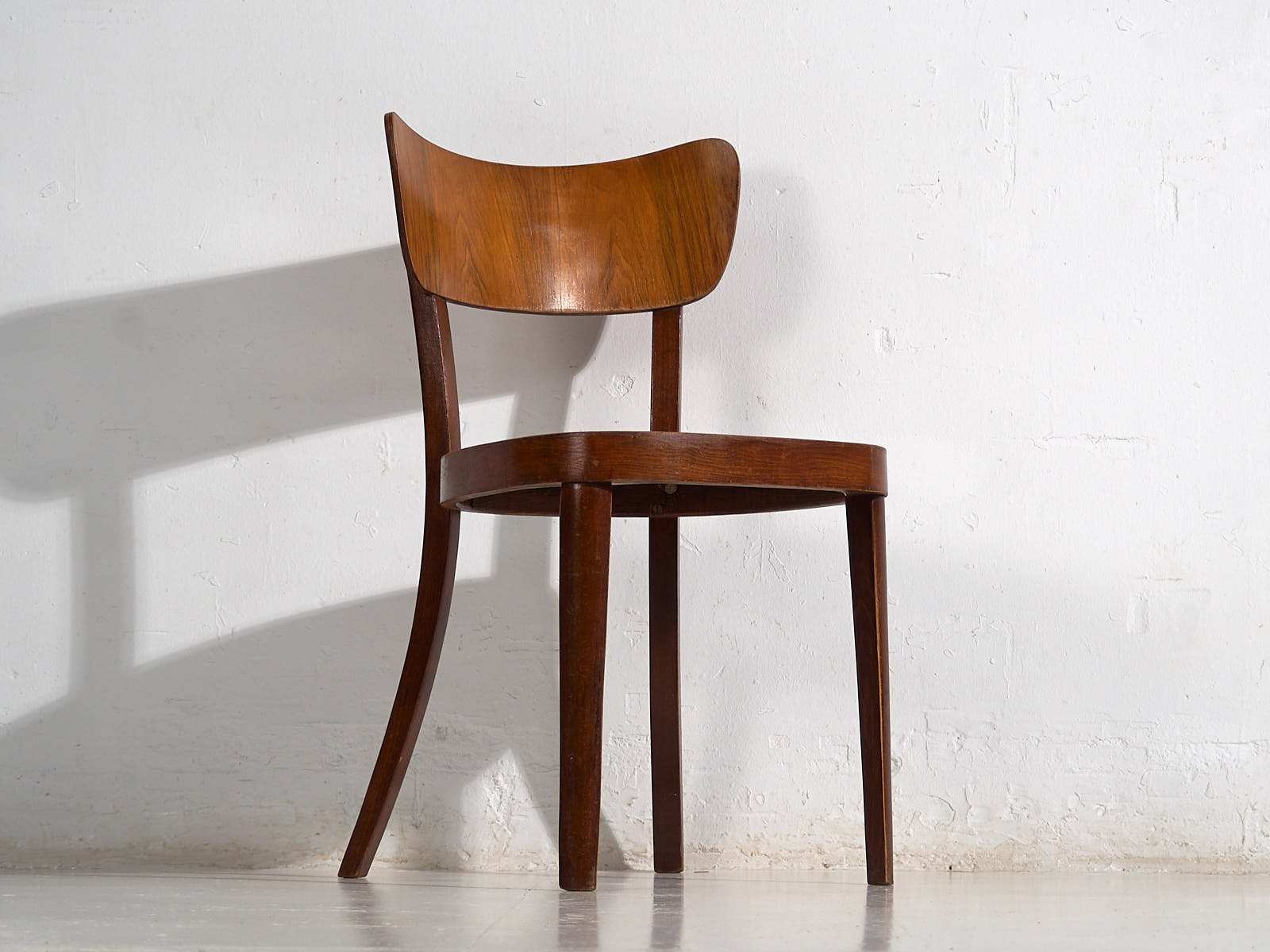 Sillas de madera curvada estilo retro (c.1950). Conjunto de 2 piezas #3