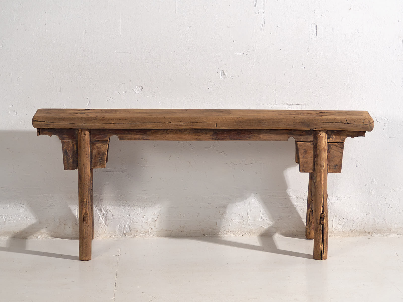 Banco para pie de cama antiguo (c.1870) #12