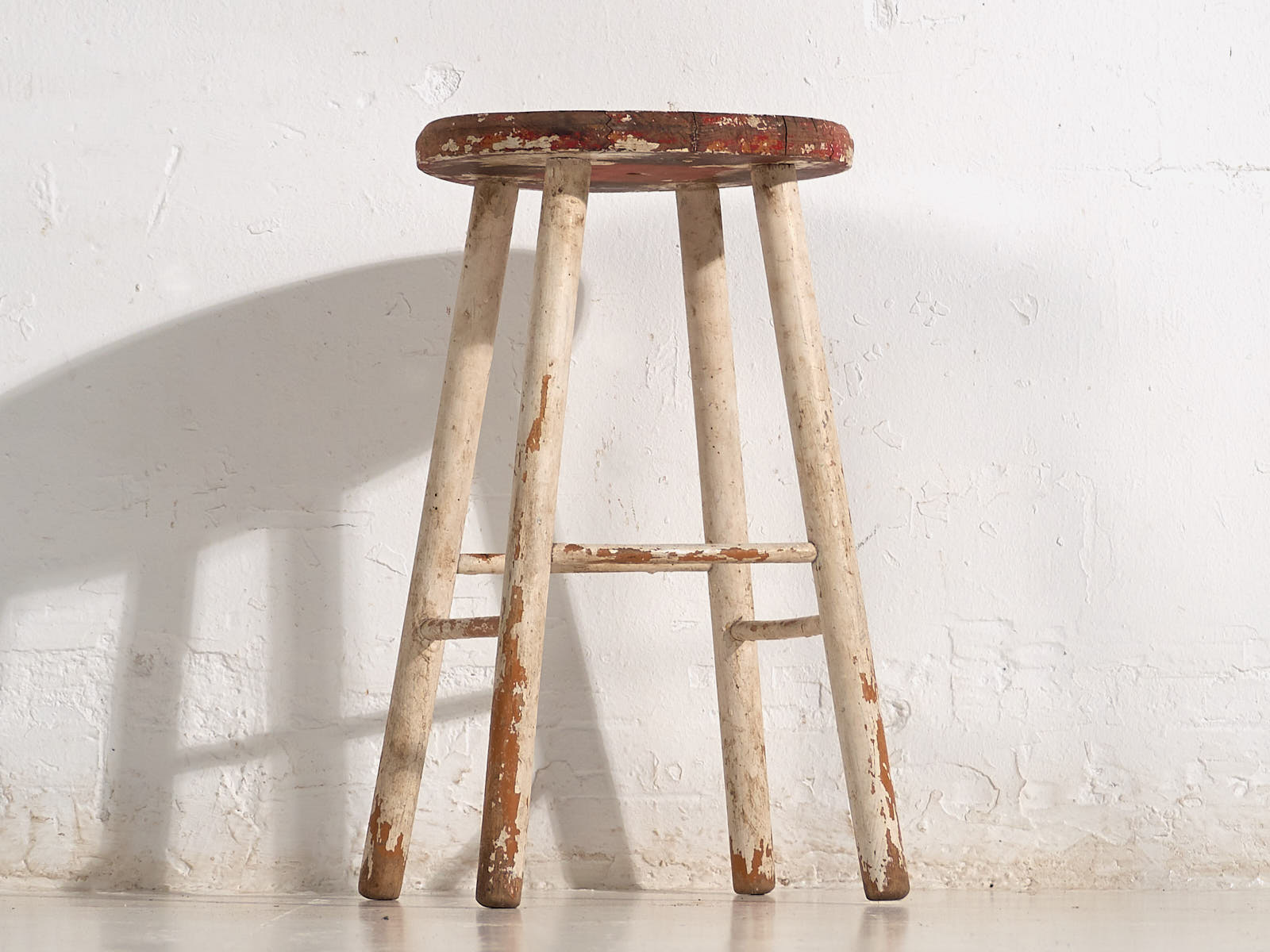 Taburete redondo vintage (c.1950) #19