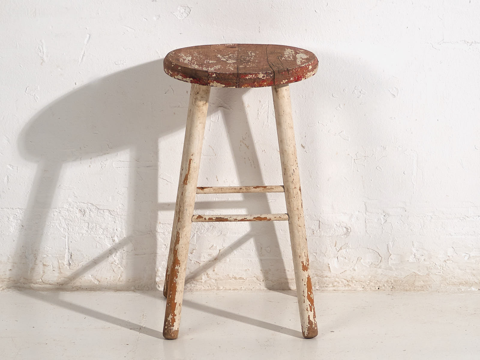 Taburete redondo vintage (c.1950) #19