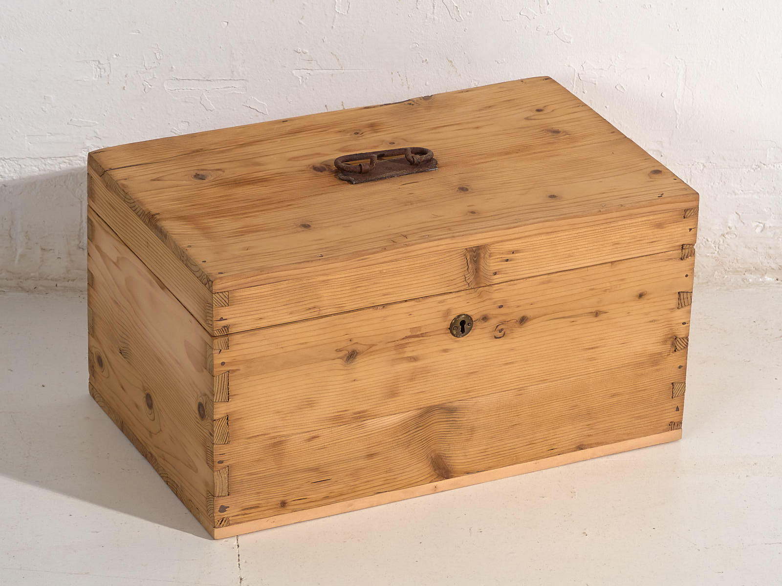 Antiguo cofre de viaje (c.1920) #7