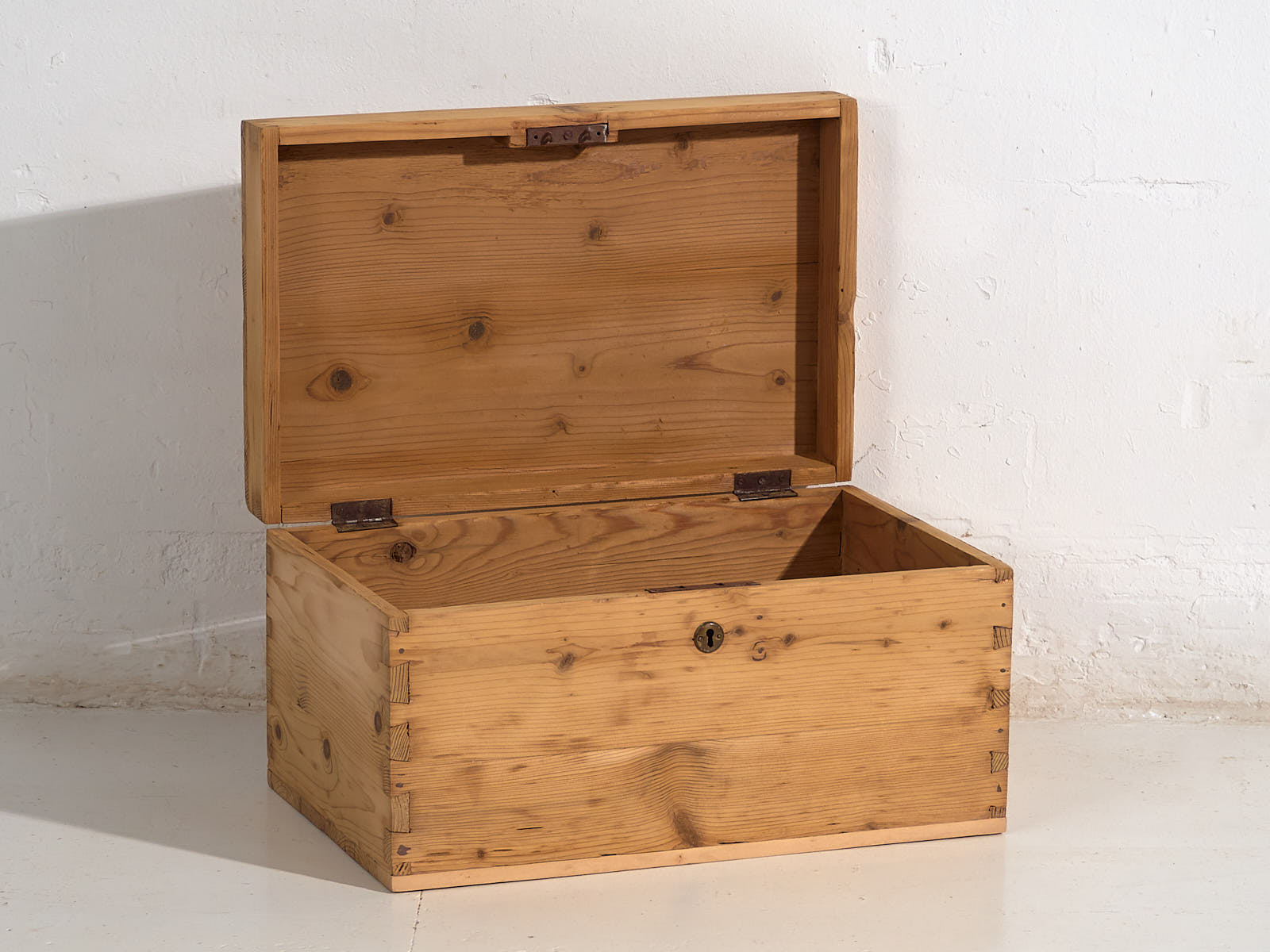 Antiguo cofre de viaje (c.1920) #7