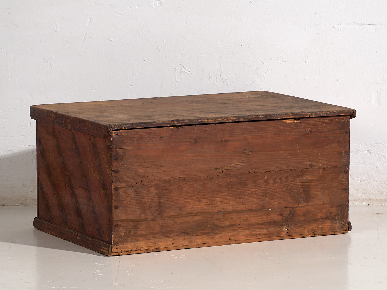 Small antique chest with floral motifs (c.1920) #30