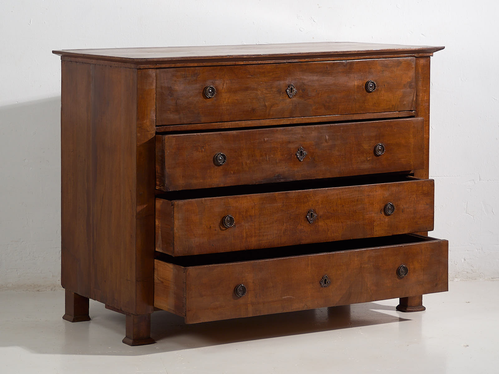 Cómoda antigua de cuatro cajones (c.1850) #85
